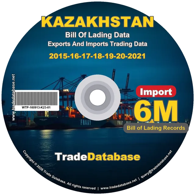 Kazakhstan Import BL Data 2015-2021