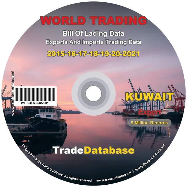 Kuwait Export BL Data 2015-2021