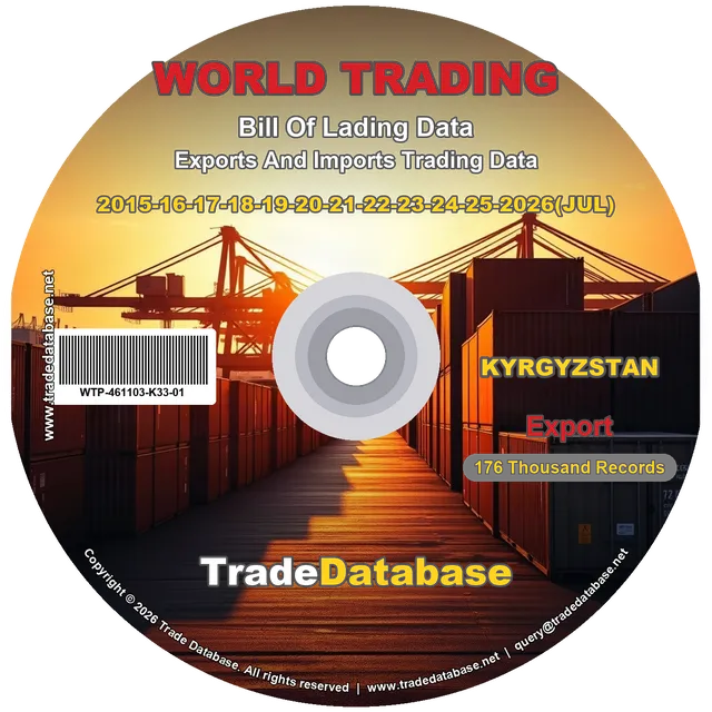 Kyrgyzstan Export BL Data 2015-2026 CD