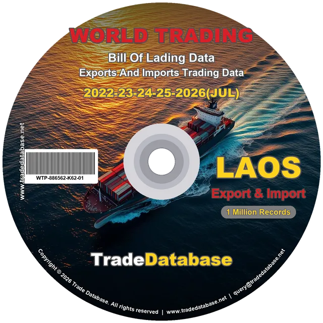 Laos Export & Import BL Data 2022-2026 CD