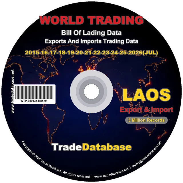 Laos Export & Import BL Data 2015-2026 CD