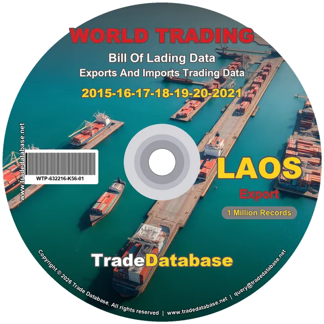 Laos Export BL Data 2015-2021 CD