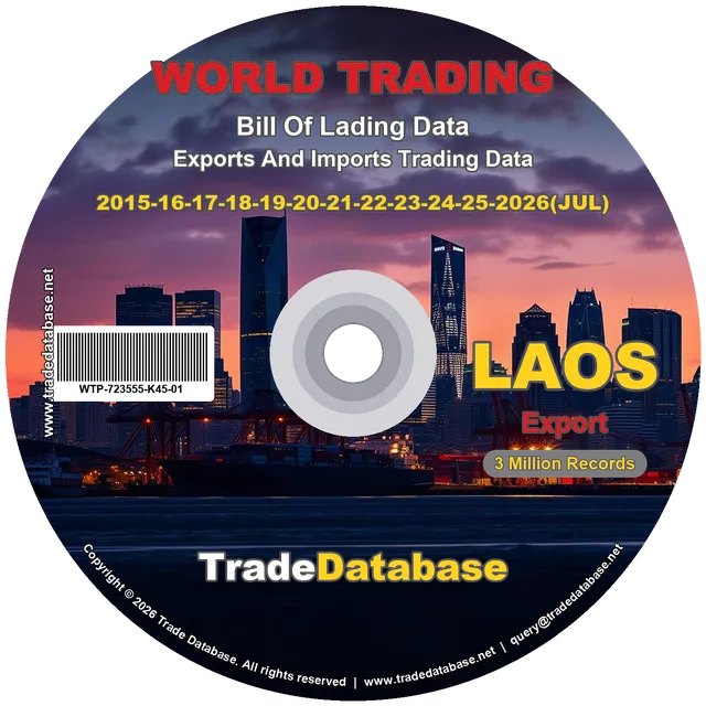 Laos Export BL Data 2015-2026 CD