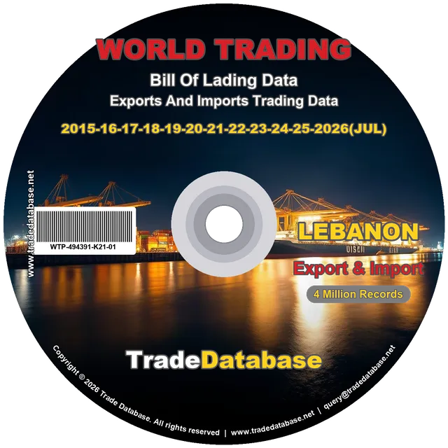 Lebanon Export & Import BL Data 2015-2026