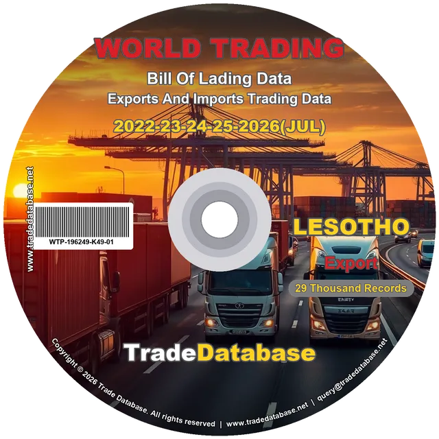 Lesotho Export BL Data 2022-2026