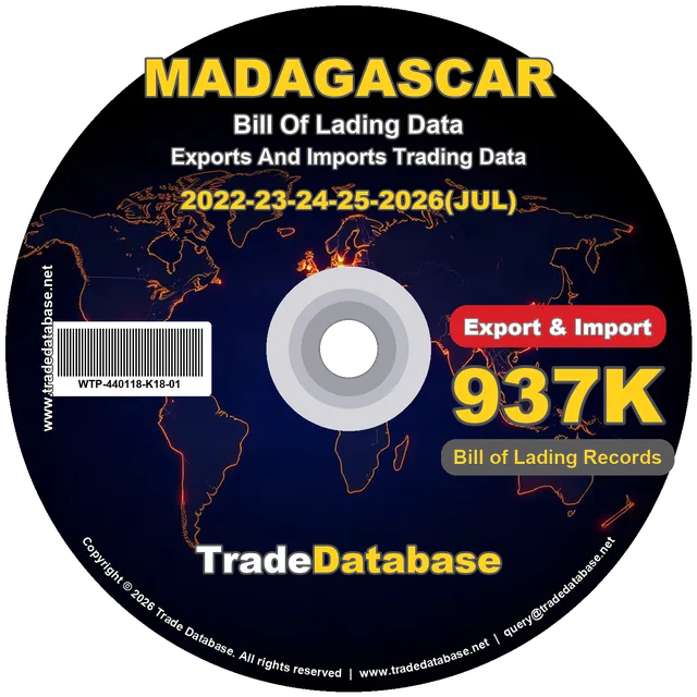 Madagascar Export & Import BL Data 2022-2026 CD