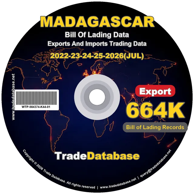 Madagascar Export BL Data 2022-2026 CD