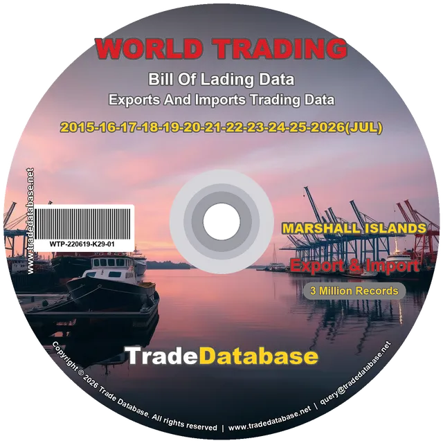 Marshall Islands Export & Import BL Data 2015-2026 CD