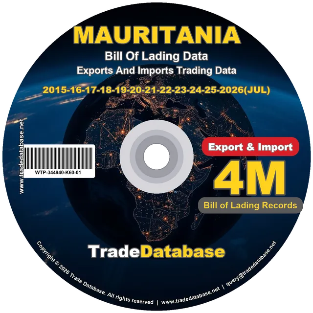 Mauritania Export & Import BL Data 2015-2026