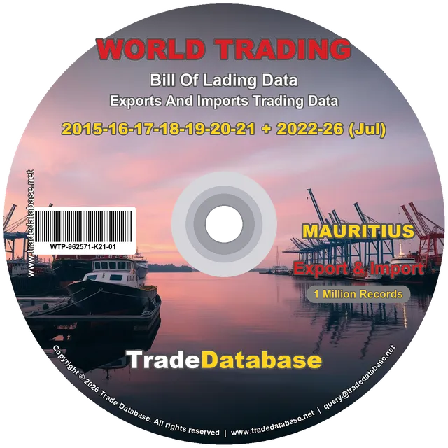 Mauritius Export & Import BL Data 2015-2026