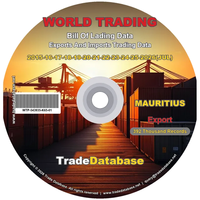 Mauritius Export BL Data 2015-2026