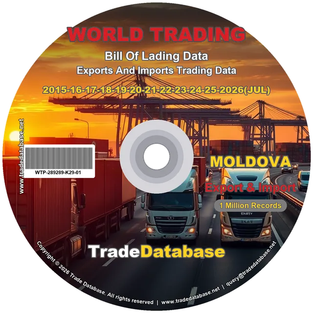 Moldova Export & Import BL Data 2015-2026 CD