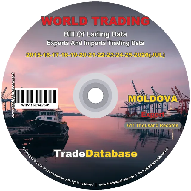 Moldova Export BL Data 2015-2026 CD