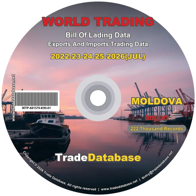 Moldova Import BL Data 2022-2026 CD