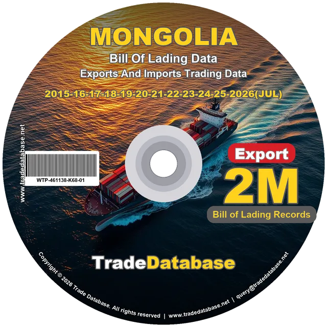 Mongolia Export BL Data 2015-2026 CD