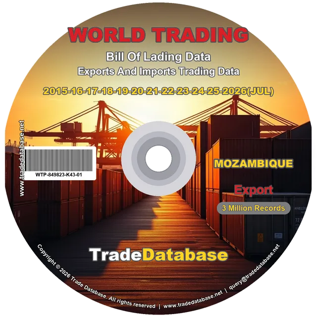Mozambique Export BL Data 2015-2026 CD