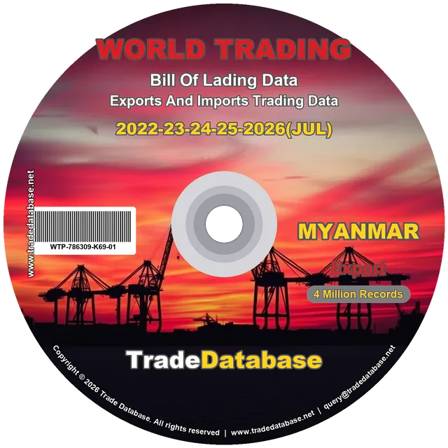 Myanmar Export BL Data 2022-2026