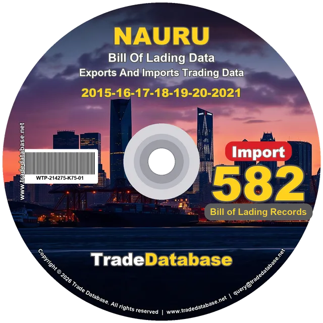 Nauru Import BL Data 2015-2021 CD