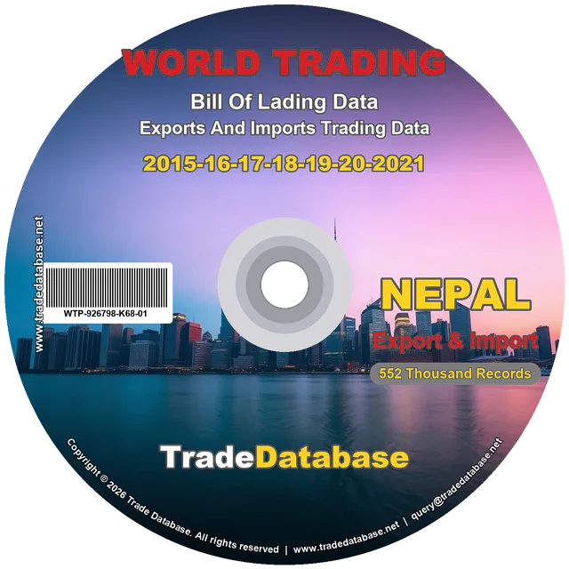 Nepal Export & Import BL Data 2015-2021