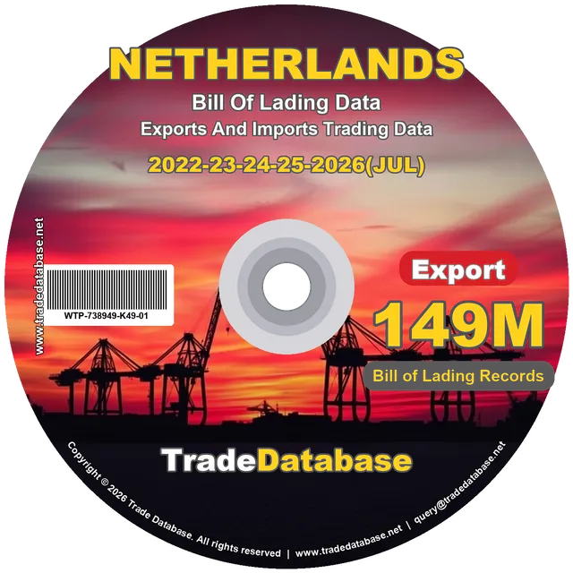 Netherlands Export BL Data 2022-2026