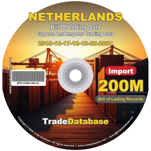 Netherlands Import BL Data 2015-2021