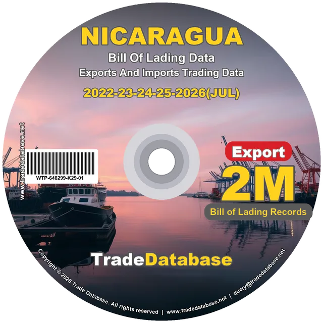 Nicaragua Export BL Data 2022-2026