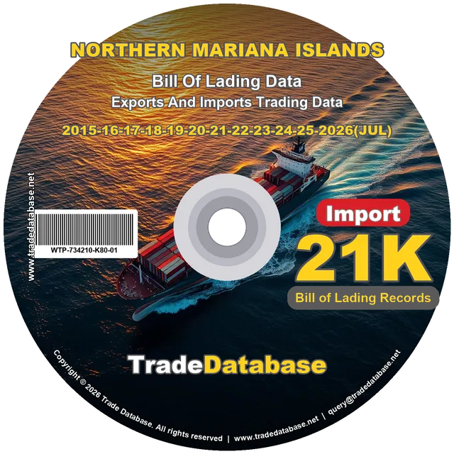 Northern Mariana Islands Import BL Data 2015-2026 CD