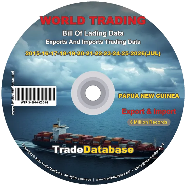 Papua New Guinea Export & Import BL Data 2015-2026