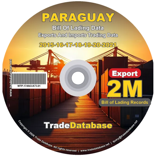 Paraguay Export BL Data 2015-2021