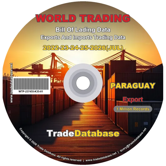 Paraguay Export BL Data 2022-2026