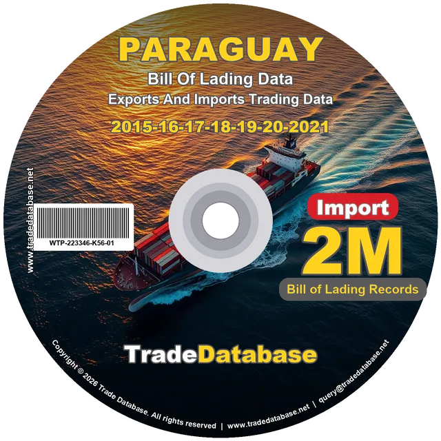 Paraguay Import BL Data 2015-2021