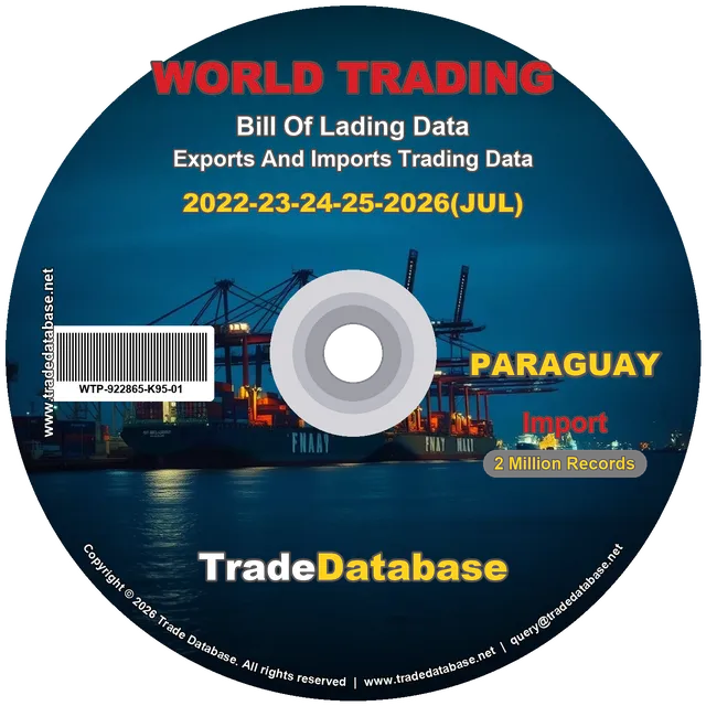 Paraguay Import BL Data 2022-2026