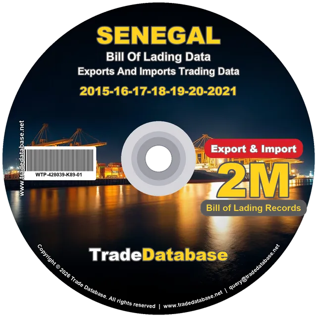 Senegal Export & Import BL Data 2015-2021