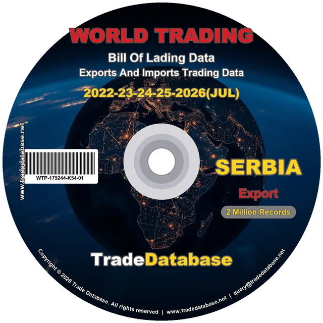 Serbia Export BL Data 2022-2026