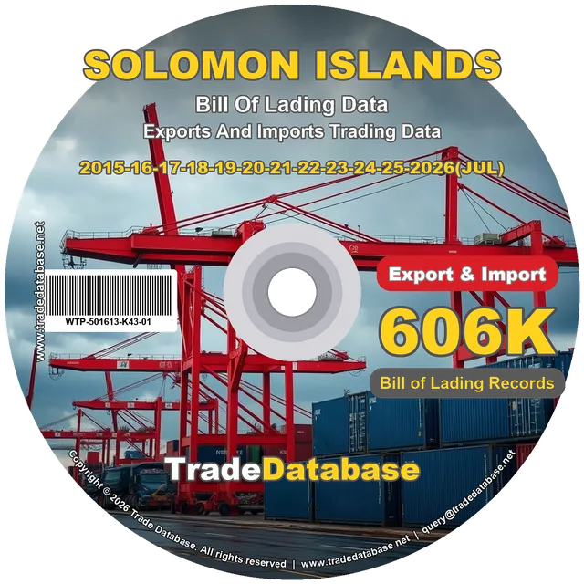 Solomon Islands Export & Import BL Data 2015-2026