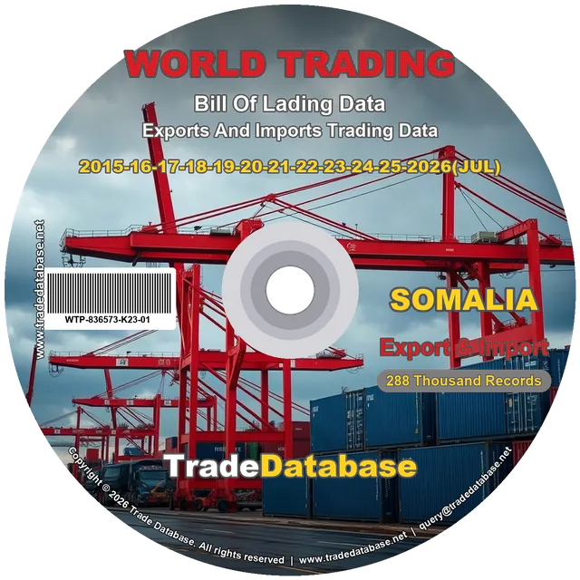 Somalia Export & Import BL Data 2015-2026 CD