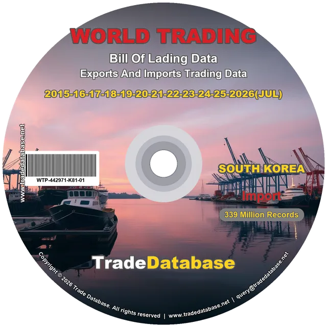 South Korea Import BL Data 2015-2026