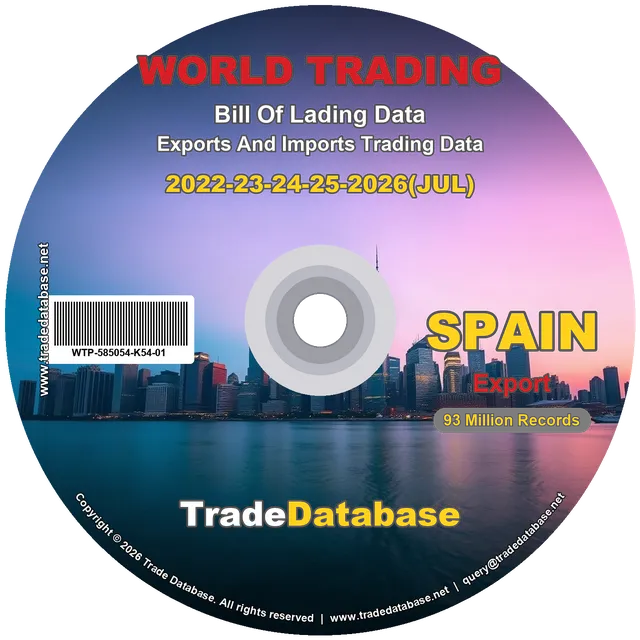 Spain Export BL Data 2022-2026