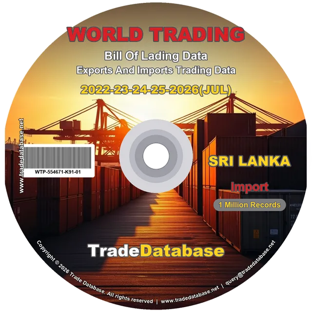 Sri Lanka Import BL Data 2022-2026