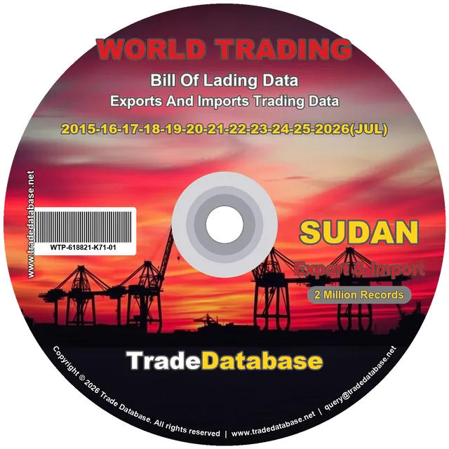 Sudan Export & Import BL Data 2015-2026 CD