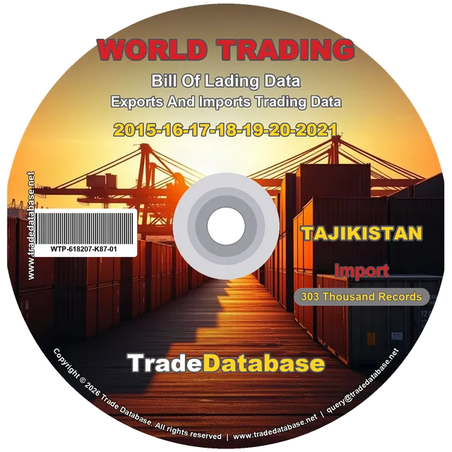 Tajikistan Import BL Data 2015-2021 CD