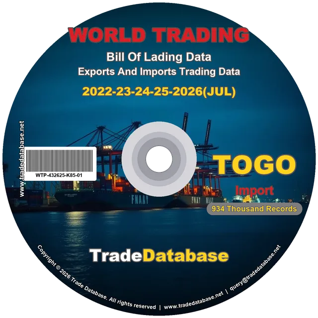 Togo Import BL Data 2022-2026