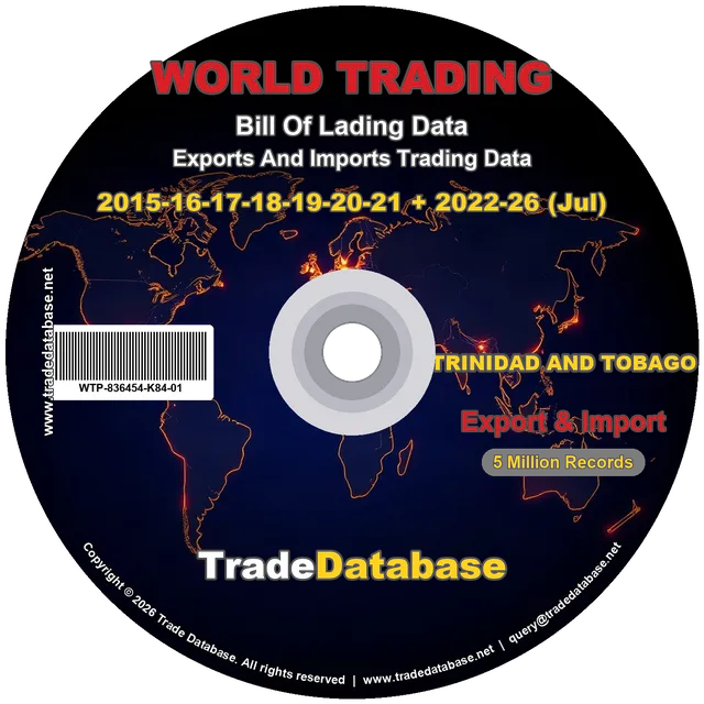 Trinidad and Tobago Export & Import BL Data 2015-2026