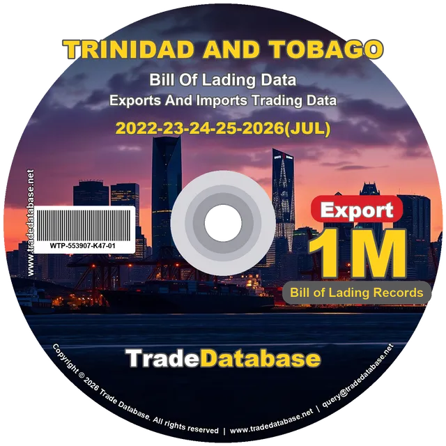 Trinidad and Tobago Export BL Data 2022-2026