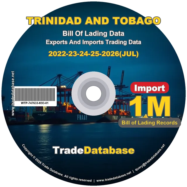 Trinidad and Tobago Import BL Data 2022-2026