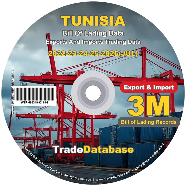 Tunisia Export & Import BL Data 2022-2026