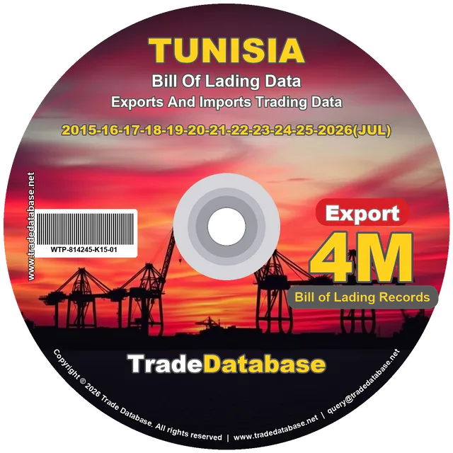 Tunisia Export BL Data 2015-2026