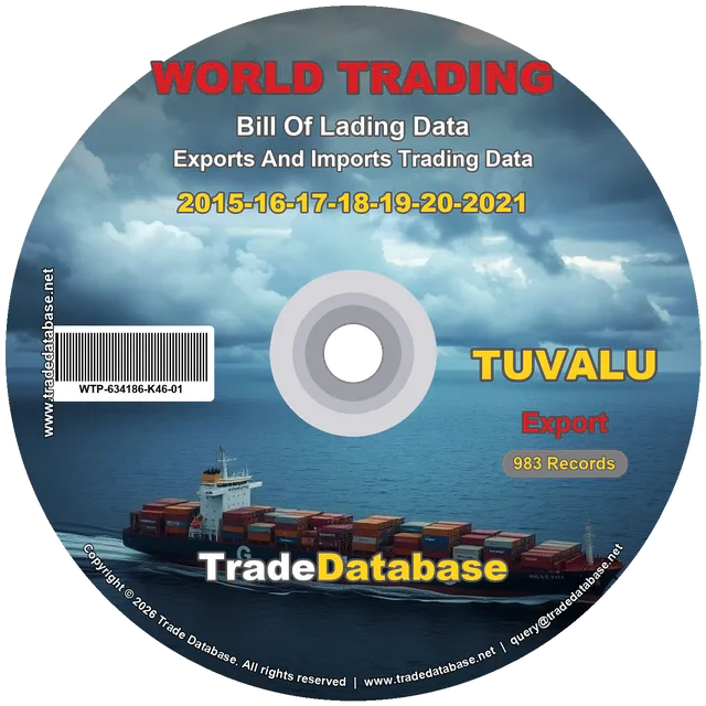 Tuvalu Export BL Data 2015-2021