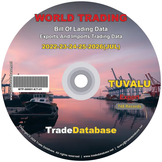 Tuvalu Export BL Data 2022-2026