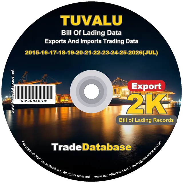 Tuvalu Export BL Data 2015-2026